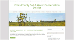 Desktop Screenshot of colescountyswcd.org