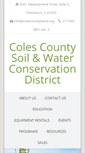 Mobile Screenshot of colescountyswcd.org